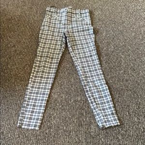 Gorgeous Black & White Plaid Pants by Primark